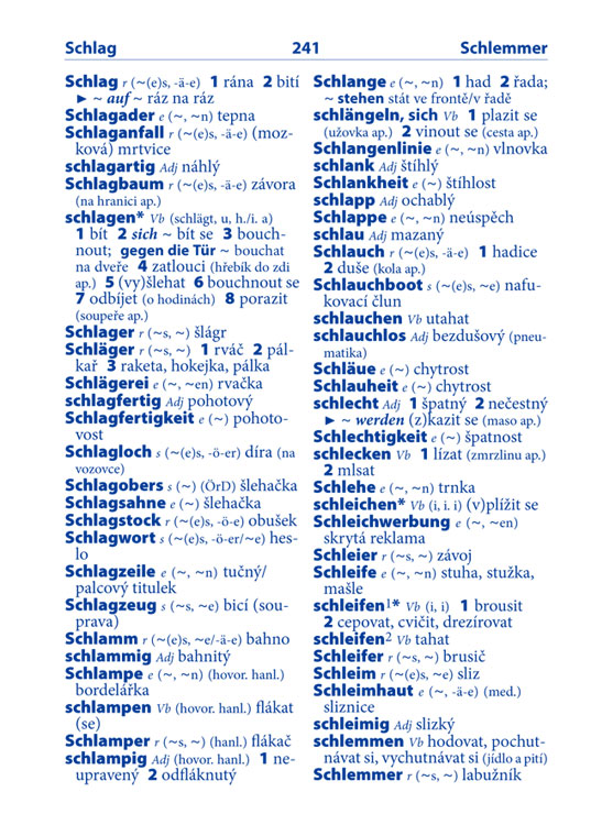 Němčina slovníček