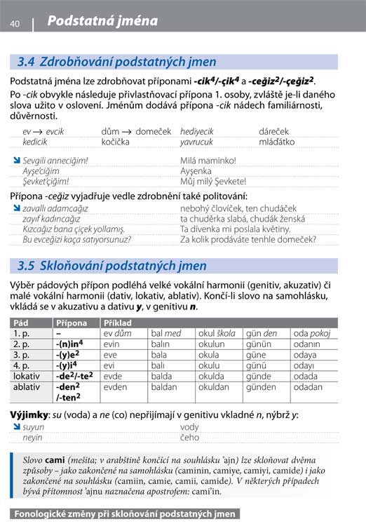 Podrobná gramatika turečtiny