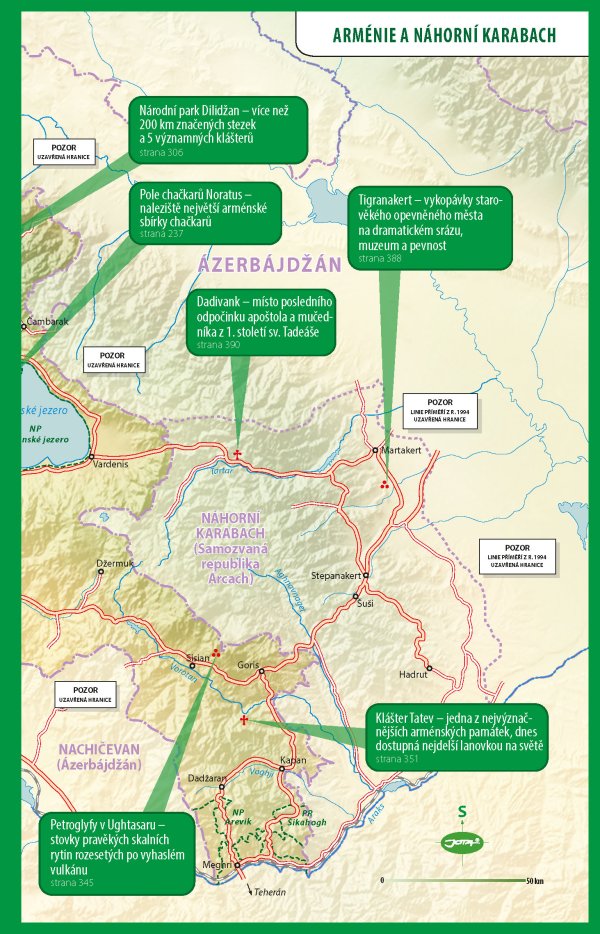 Arménie a Náhorní Karabach - Bradt