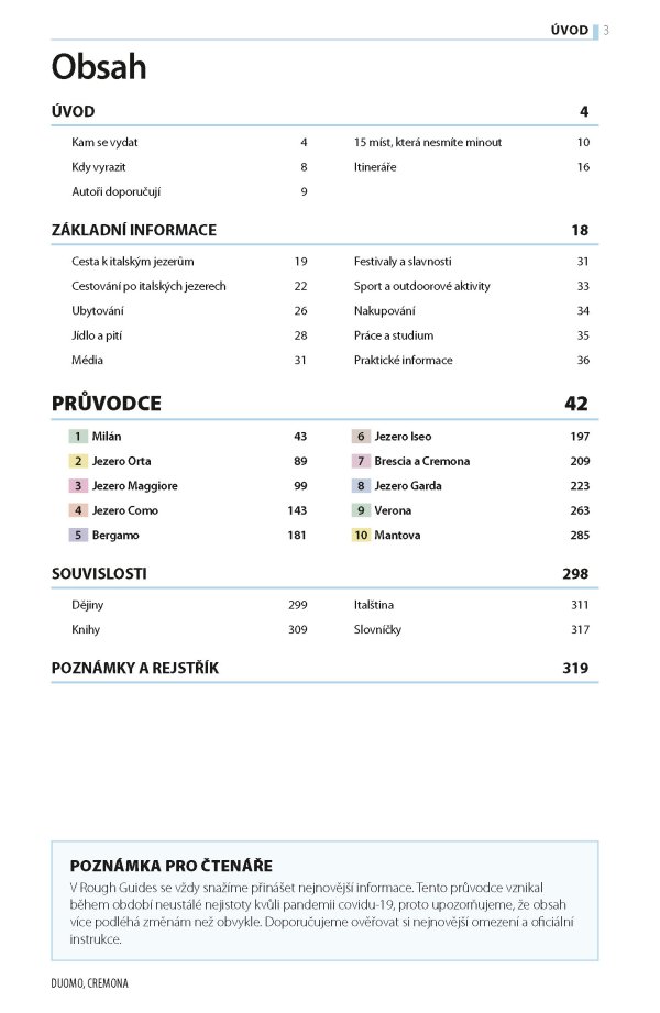 Italská jezera - Rough Guides